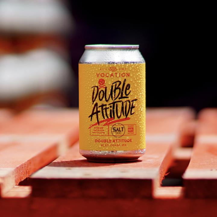 Double Attitude - Vocation Brewery X Salt Beer Factory - West Coast DIPA, 8%, 330ml Can