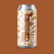 Load image into Gallery viewer, Flat Pack Fika Fuel - Brew York X Beersmiths - Tonka, Caramel &amp; Pecan Imperial Milk Stout, 9.5%, 440ml Can
