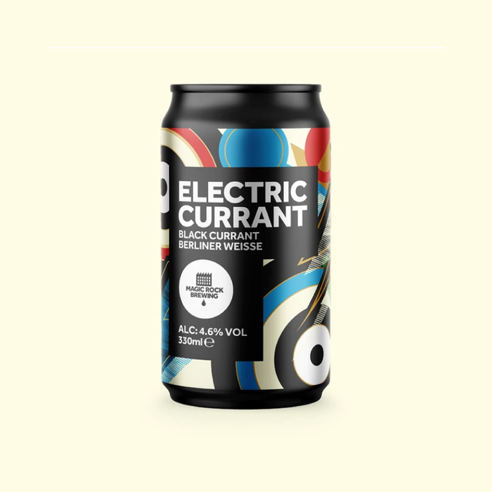 Electric Currant - Magic Rock Brewing - Blackcurrant Berliner Weisse, 4.6%, 330ml Can