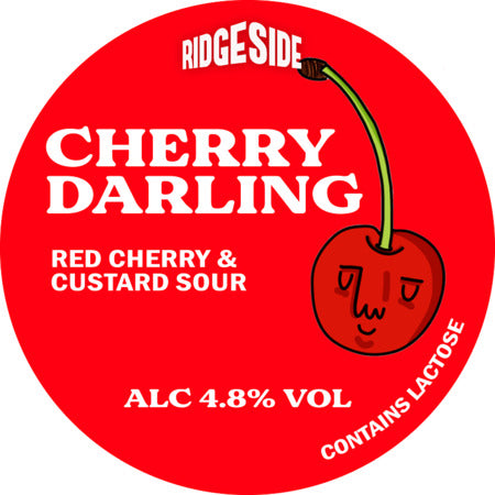 Cherry Darling - Ridgeside Brewery - Red Cherry & Custard Sour, 4.8%, 440ml
