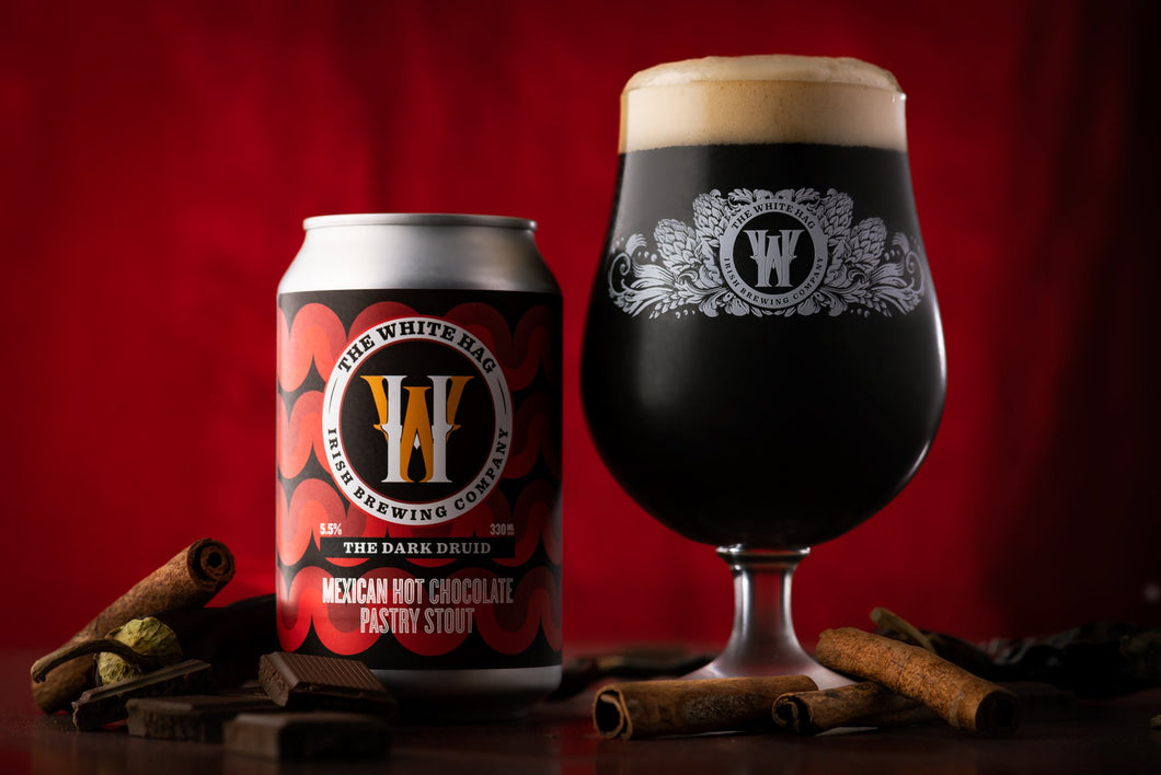 The Dark Druid - The White Hag - Mexican Hot Chocolate Pastry Stout, 5.5%, 330ml Can