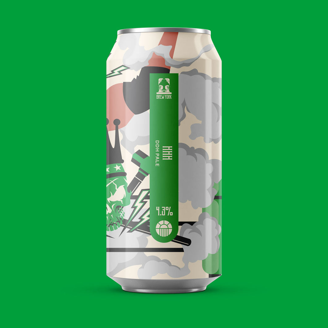 HHH - Brew York - DDH Pale Ale, 4.3%, 440ml Can