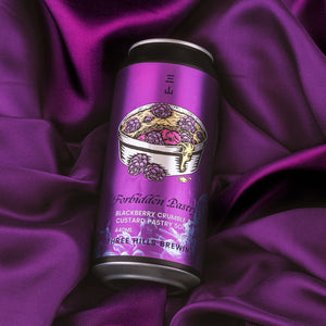 Forbidden Pastry - Three Hills Brewing - Blackberry Crumble & Custard Pastry Sour, 8%, 440ml Can
