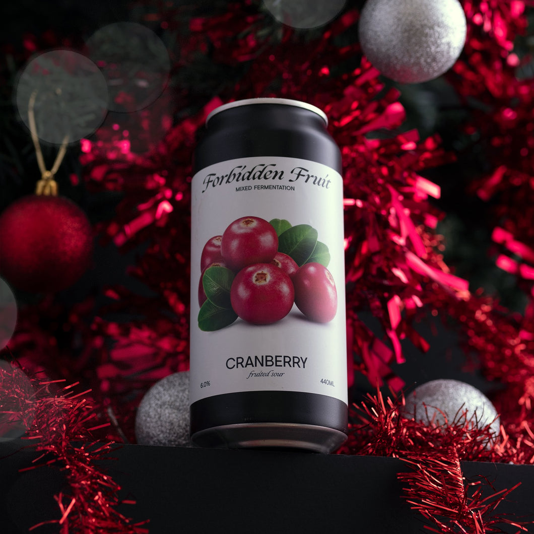 Forbidden Fruit: Cranberry - Three Hills Brewing - Cranberry Fruited Sour, 6%, 440ml Can