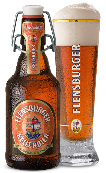 Kellerbier - Flensburger Brauerei - Kellerbier, 4.8%, 330ml Bottle