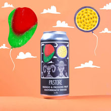 Load image into Gallery viewer, Mango &amp; Passionfruit Waterbeach Weisse - Pastore Brewing - Mango &amp; Passionfruit Berliner Weisse, 3.8%, 440ml Can
