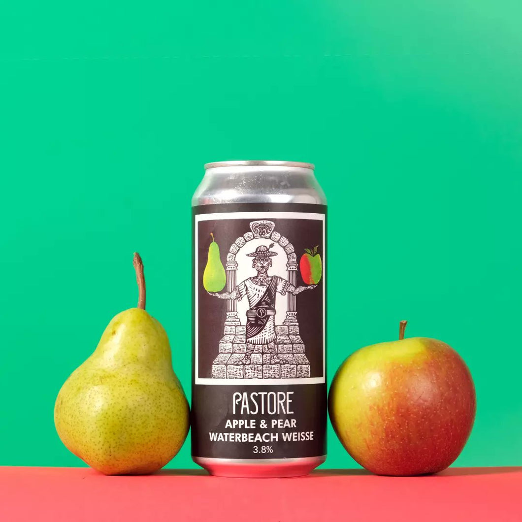 Apple & Pear Waterbeach Weisse - Pastore Brewing - Apple & Pear Sour Ale, 3.8%, 440ml Can
