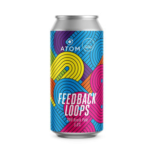 Feedback Loops - Atom Brewing Co - DDH Kviek Pale Ale, 5%, 440ml