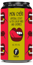 Load image into Gallery viewer, Mon Chéri - Brouwerij Frontaal - Imperial Stout w/ Cacao Nibs &amp; Cherries, 11%, 330ml Can
