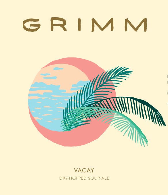 Vacay - Grimm Artisanal Ales - Dry Hopped Sour Ale, 5.3%, 473ml Can