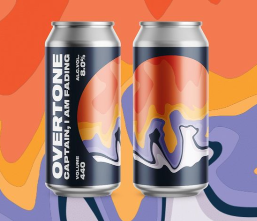 Captain I'm Fading - Overtone Brewing Co - DIPA, 8%, 440ml Can