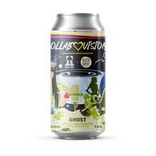 Load image into Gallery viewer, Ghost - Brew York X Blech Brut - 7th Birthday Azacca, Harlequin &amp; Huell Melon IPA, 7.2%, 440ml Can
