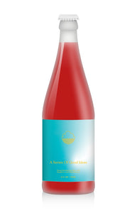 A Series Of Good Ideas - Cloudwater - Young Spontaneous Beer w/ Raspberry & Chuckleberry, 6.1%, 750ml Sharing Beer Bottle