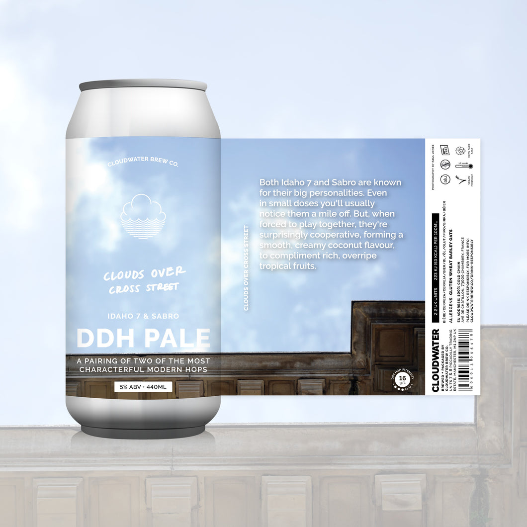 Clouds Over Cross Street - Cloudwater - Idaho 7 & Sabro DDH Pale, 5%, 440ml Can