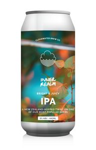 Inner Realm - Cloudwater - Bright & Juicy NZ IPA, 6%, 440ml Can