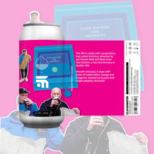 Load image into Gallery viewer, Push Button For Anchovy - Cloudwater X Fast Fashion - IPA, 6%, 440ml Can
