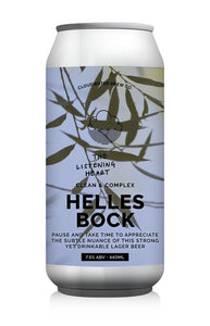 The Listening Heart - Cloudwater - Helles Bock, 7.5%, 440ml Can