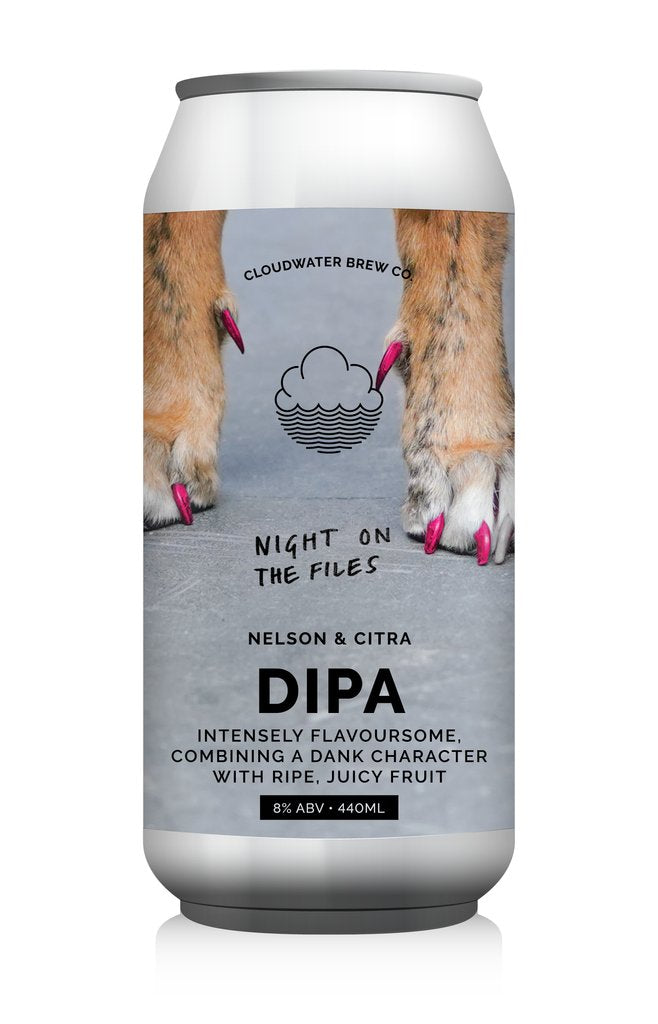 Night On The Files  - Cloudwater - DIPA, 8%, 440ml Can