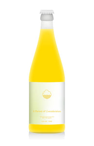A Period of Consideration - Cloudwater X Oliver's - Spontaneously-Fermented Beer w/ Apples, 6.4%, 750ml Sharing Beer Bottle