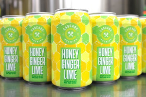 Honey Ginger Lime - Cascade Brewing - Oak Aged Sour Ale with Honey, Ginger & Lime, 6%, 355ml Can