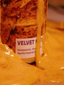 Velvet National - Pressure Drop - Honeycomb, Vanilla & Chocolate Imperial Milk Stout, 10%, 440ml Can