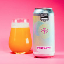 Load image into Gallery viewer, Worlds Apart - Pressure Drop X Range Brewing - DIPA, 8.5%, 440ml Can
