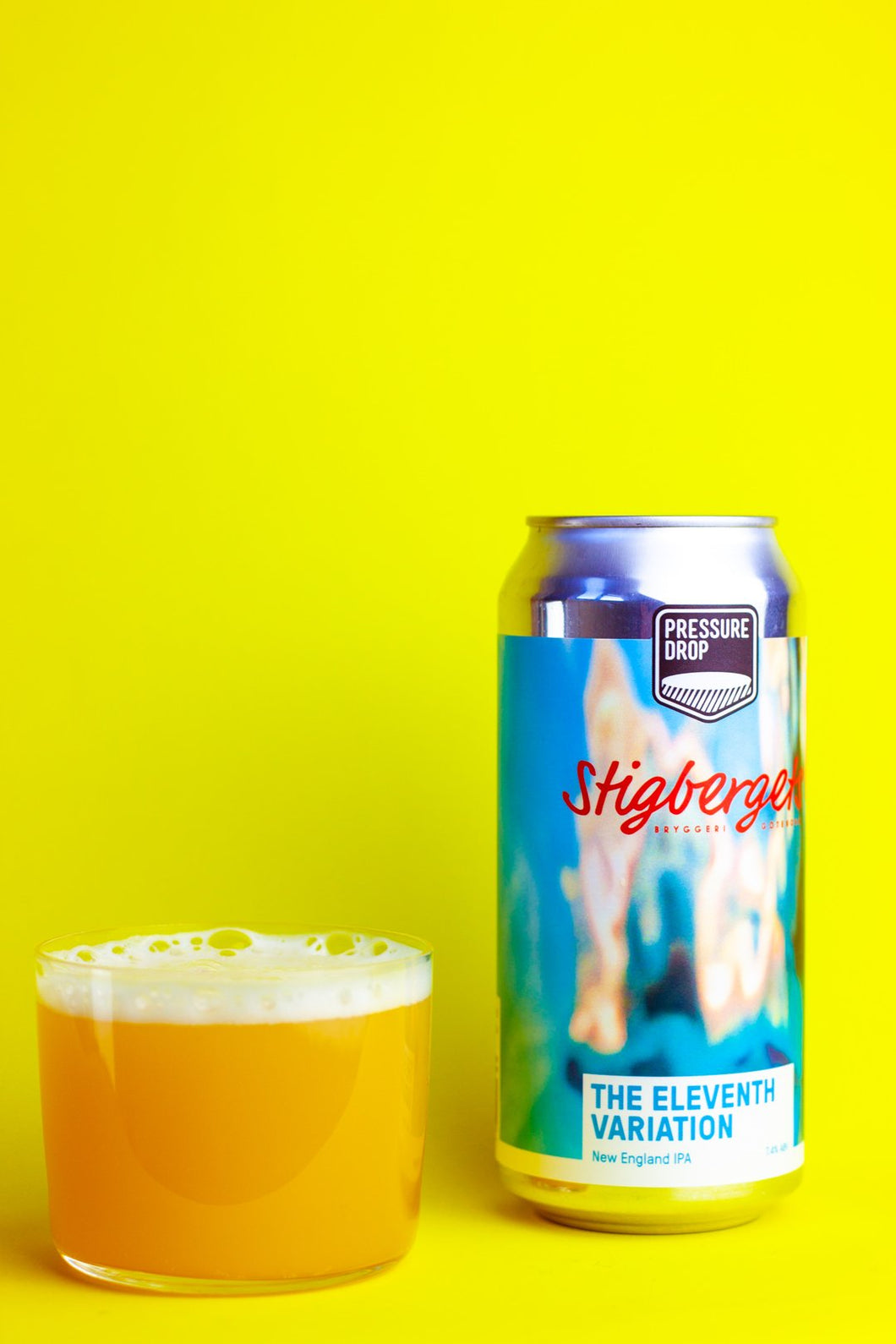 The Eleventh Variation - Pressure Drop X Stigbergets - New England IPA, 7.4%, 440ml Can