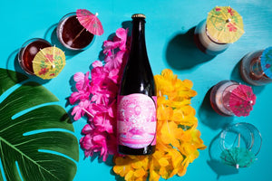 Mr. Mingo Raspberry Edition - Jester King - Farmhouse Ale with Hibiscus & Milk Sugar Refermented with Vanilla & Raspberries, 6.6%, 750ml Sharing Bottles