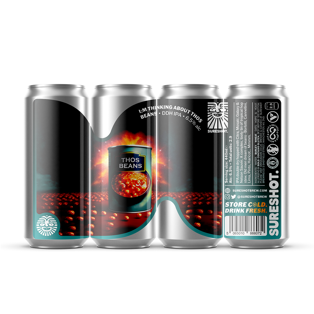 I;m Thinking About Thos Beans - Sureshot - DDH IPA, 6.5%, 440ml Can