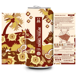 Imperial Tonkoko - Brew York - Imperial Milk Stout, 7.5%, 440ml Can
