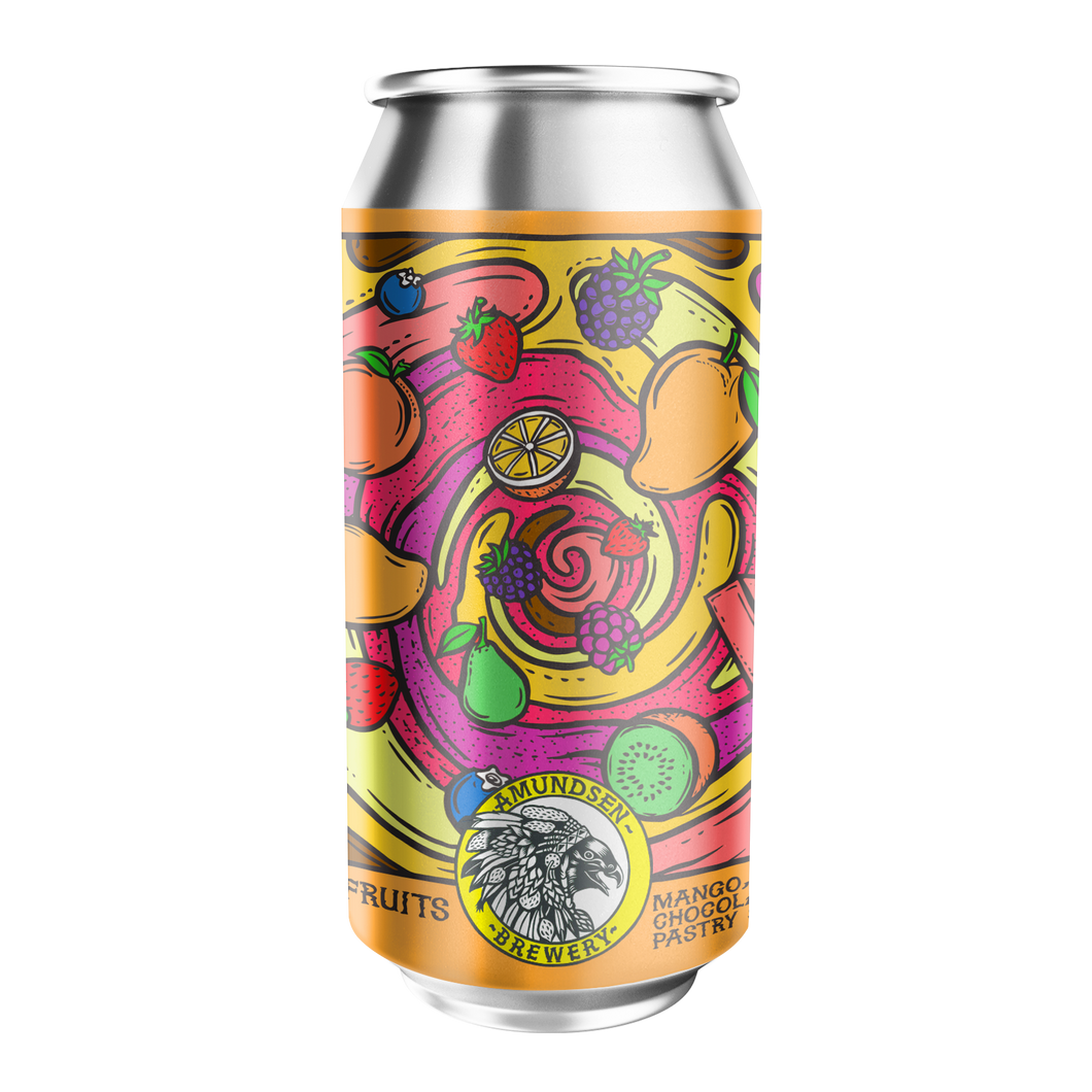 In Cafruits 2 - Amundsen Brewery - Mango, Peach & Chocolate Creamsicle Pastry Sour, 6.5%, 440ml Can