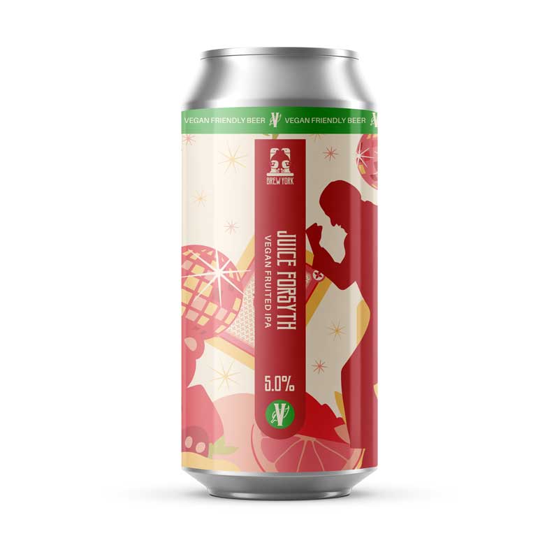 Juice Forsyth - Brew York - Vegan Fruited IPA, 5%, 440ml Can