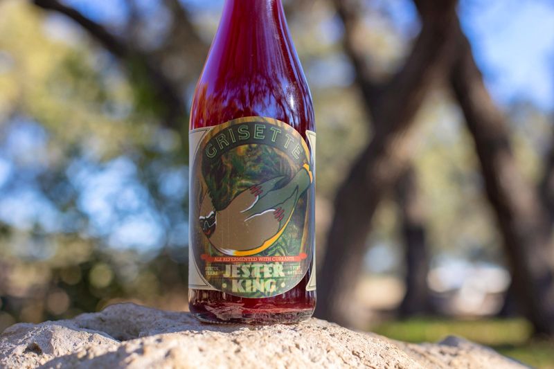 Currant Grisette - Jester King - Grisette Ale Refermented with Currants, 5.1%, 750ml Sharing Bottles