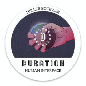 Human Interface - Duration X Donzoko Brewing Co - Heller Bock, 6.2%, 440ml Can