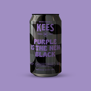 Purple Is The New Black - Brouwerij Kees - Imperial Pastry Stout, 10.5%, 330ml Can