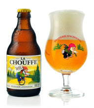Load image into Gallery viewer, Chouffe Gift Set - Brasserie d&#39;Achouffe - Belgian Ales, 4x330ml Bottle &amp; Glass Gift Set
