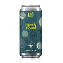 Load image into Gallery viewer, Light &amp; Sound - Ridgeside Brewery - Low Alcohol IPA, 0.5%, 440ml Can
