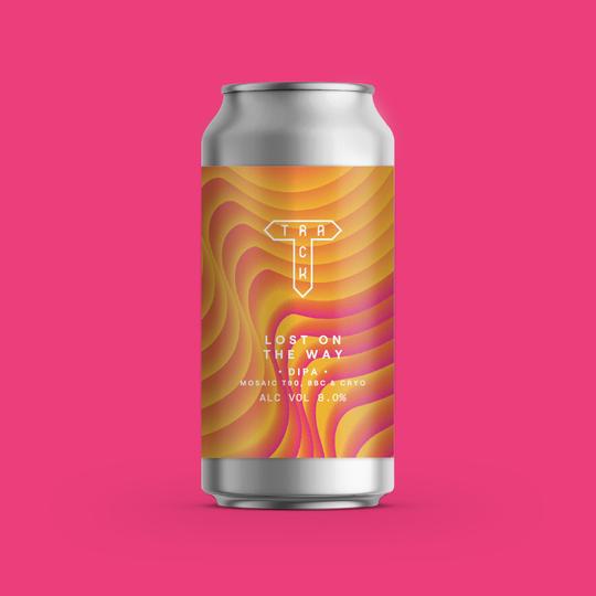 Lost On the Way - Track Brew Co - DIPA, 8%, 440ml Can