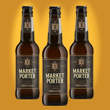 Market Porter - Thornbridge Brewery - Smooth Creamy Porter, 4.5%, 330ml Bottle