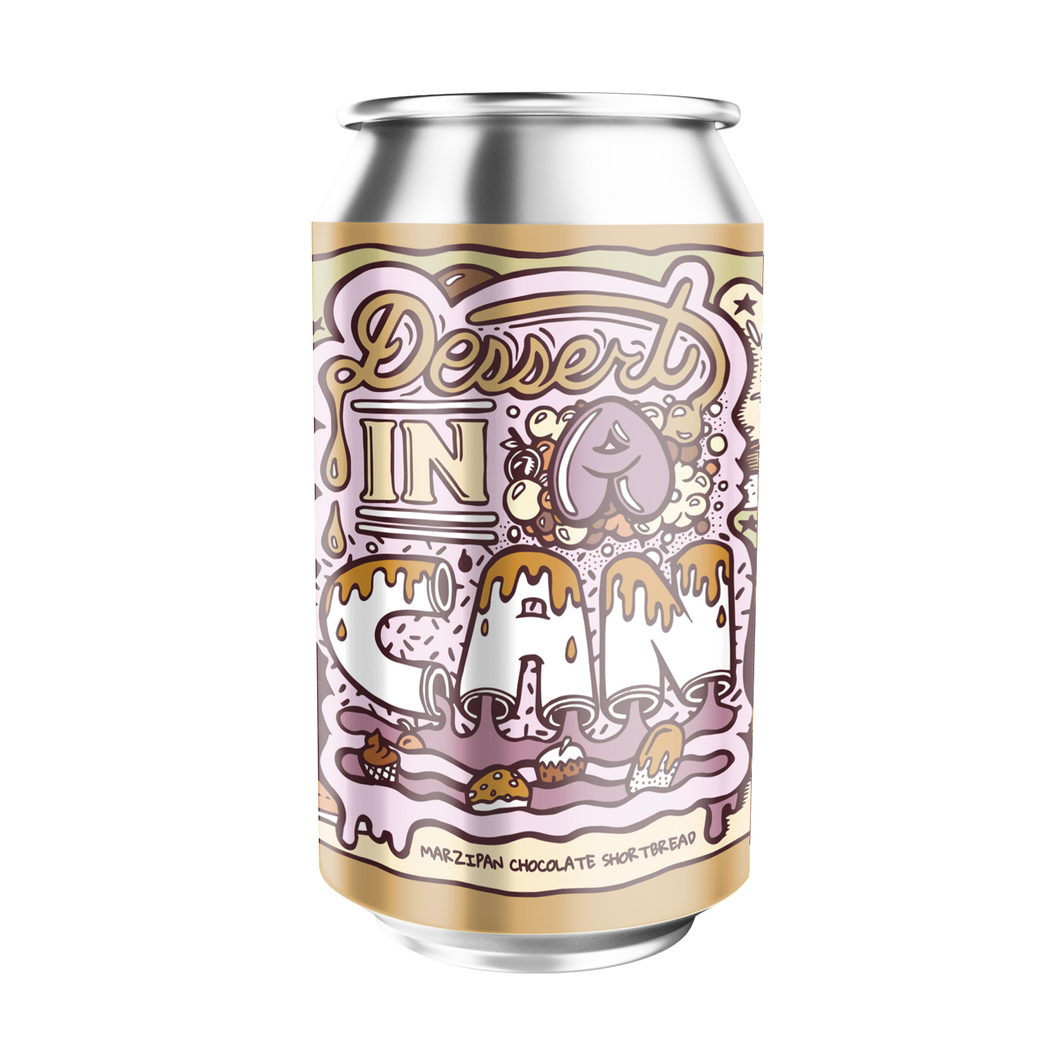 Dessert In A Can Marzipan Chocolate Shortbread - Amundsen Brewery - Marzipan Chocolate Shortbread Imperial Stout, 10.5%, 330ml Can