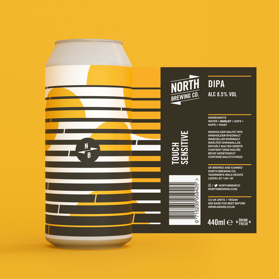 Touch Sensitive - North Brewing Co - DIPA, 8.5%, 440ml Can