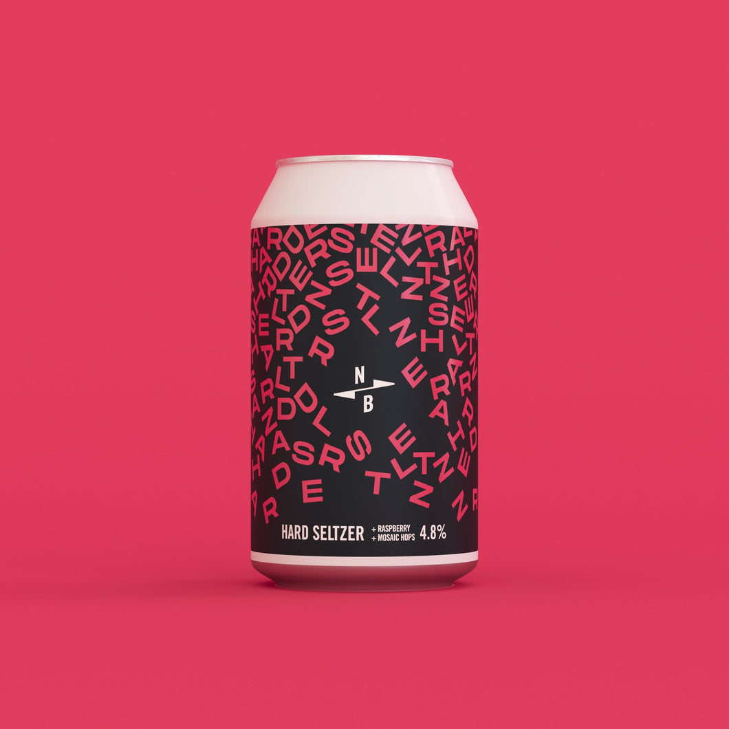 Raspberry Hard Seltzer - North Brewing Co X Stillwater Artisanal - Raspberry Hard Seltzer, 4.8%, 330ml Can