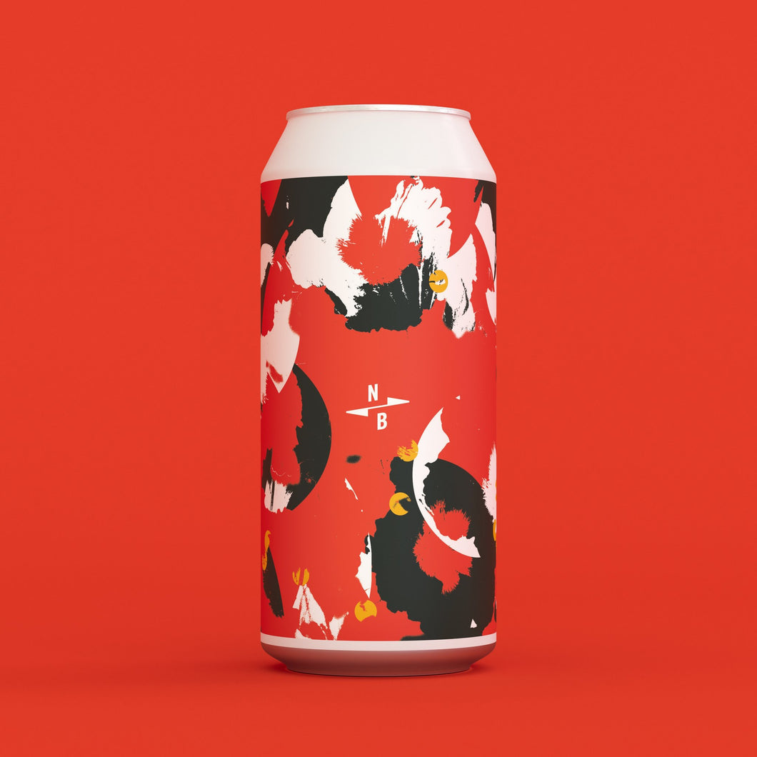 Precious Falling - North Brewing Co - Fruited Sour + Honeyberry + Hibiscus + Lemon, 4.3%, 440ml Can