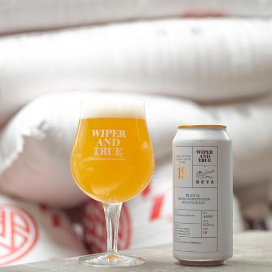 Plan Q - Wiper & True X Deya Brewing - Mixed Fermentation IPA, 6.5%, 440ml Can