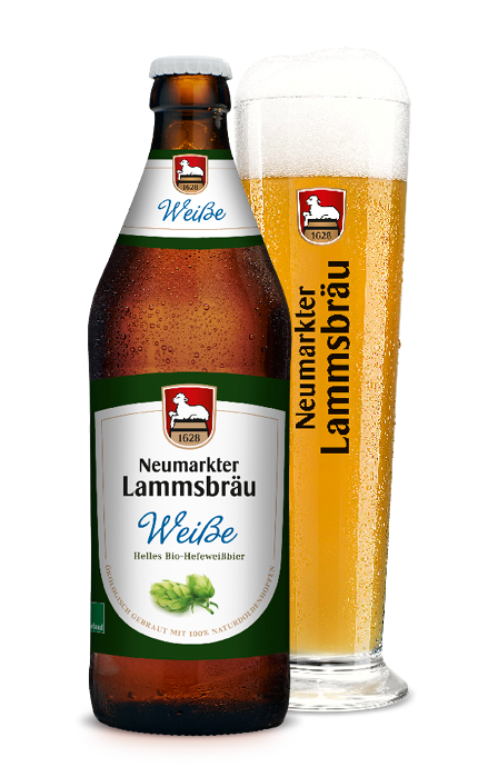 Weisse Bio - Neumarkter Lammsbräu - Organic Weissbier, 5.1%, 500ml Bottle