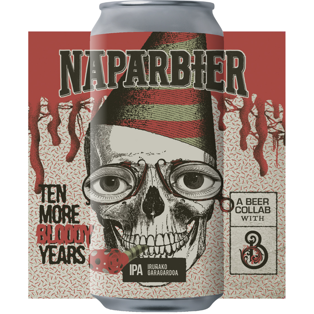 Ten More Bloody Years - Naparbier X Barrier Brewing Co - IPA, 7%, 440ml