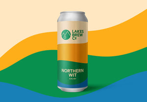 Northern Wit - Lakes Brew Co - Witbier with Coriander, Orange & Lemon Zest, 4.5%, 440ml Can