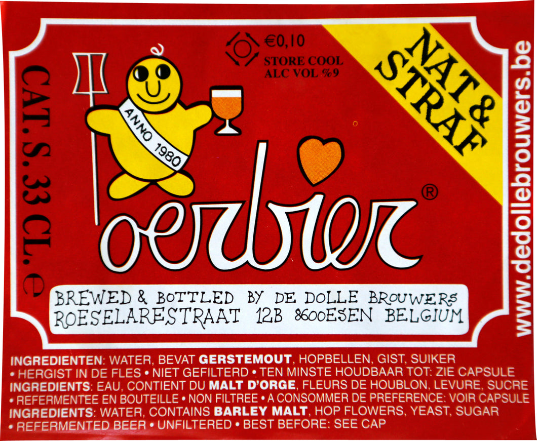 Oerbier - Brouwerij De Dolle Brouwers - Belgian Dark Ale, 9%, 330ml Bottle