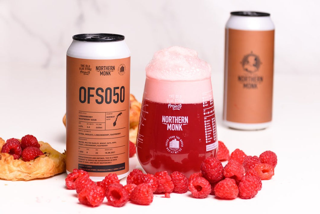 OFS050 - Northern Monk - Lingonberry Raspberry Sour, 4.5%, 440ml Can