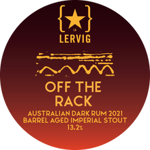 Load image into Gallery viewer, Off The Rack - Lervig Bryggeri - Australian Dark Rum 2021 Barrel Aged Imperial Stout, 13.2%, 375ml Bottle

